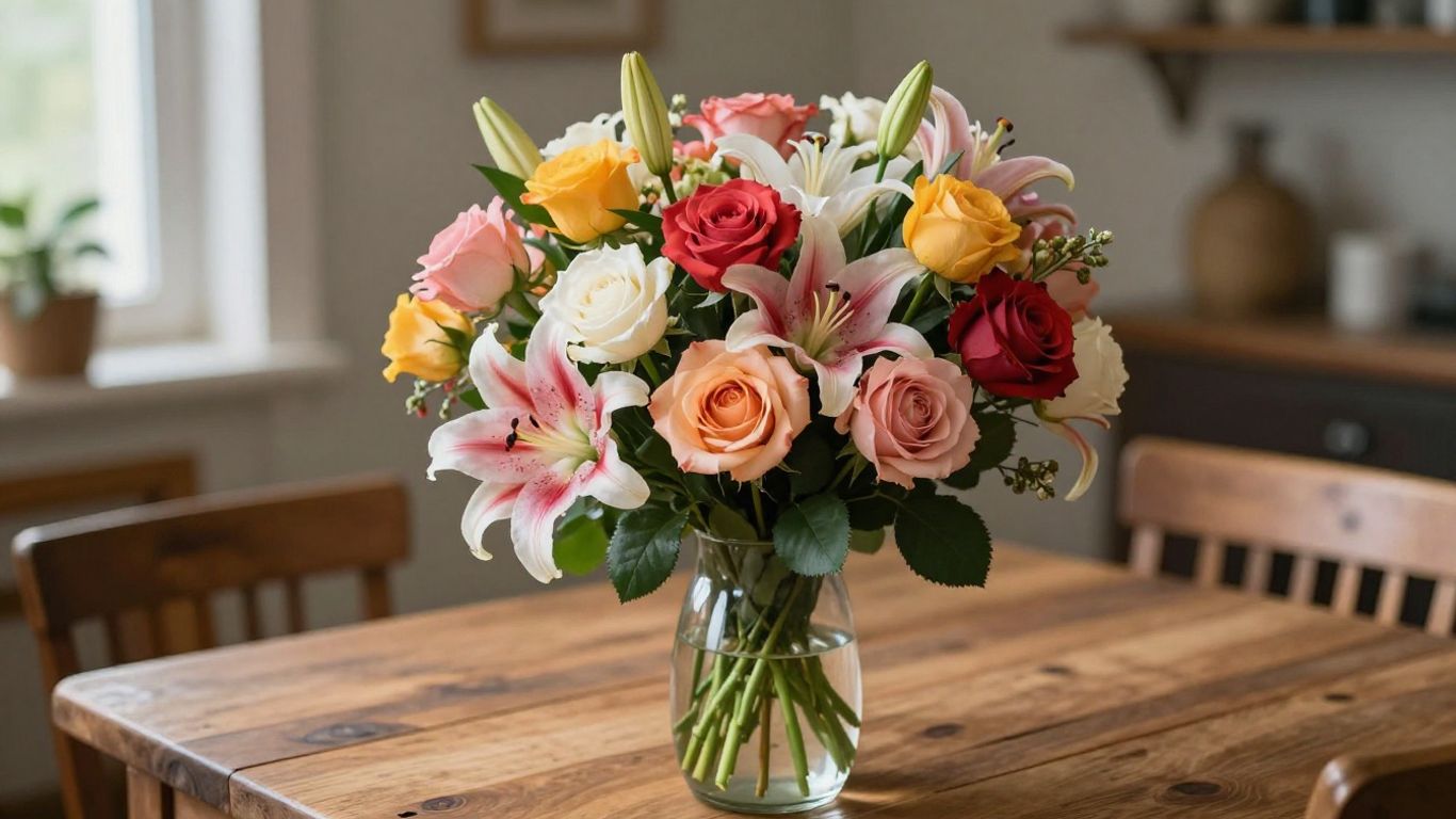 Fresh flower bouquet for same-day delivery in Altona.