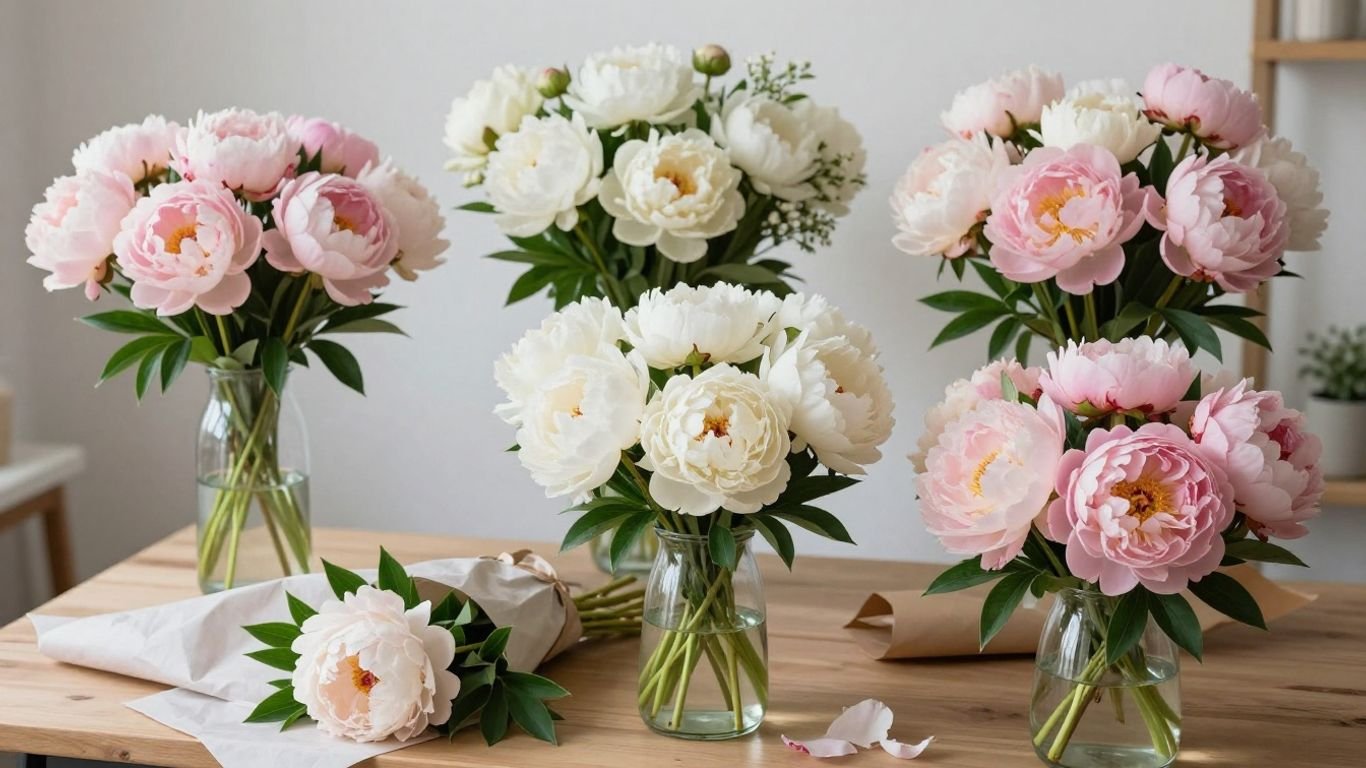 Peony bouquet Altona: How to choose, order, and care for the perfect arrangement